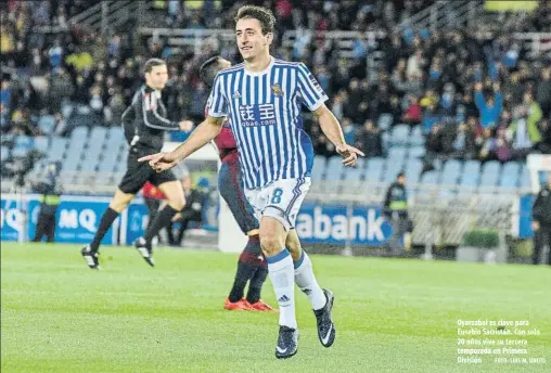  ?? FOTO: LUIS M. UNCITI ?? Oyarzabal es clave para Eusebio Sacristán. Con solo 20 años vive su tercera temporada en Primera División
