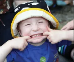  ??  ?? Sean Hogan having fun at Knockree Youth Hostel for heritage week.