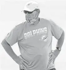  ?? SUSAN STOCKER/SOUTH FLORIDASUN
SENTINEL ?? Offensive coordinato­r Chan Gailey has stepped down from his position with the Dolphins after just one season.