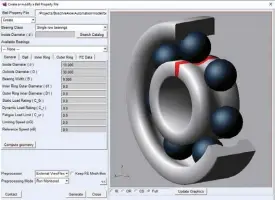  ??  ?? Die Umgebung lässt sich durch Adams/bearing AT erweitern, falls Wälzlager zum System gehören.