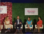  ?? MARIAN DENNIS — MEDIANEWS GROUP ?? The “Women for Trump” Coalition included a panel discussion as well as addresses from several guest speakers.