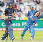  ?? AFP ?? Leg-spinner Poonam Yadav has taken 63 wickets in ODIS and 74 in T20 Internatio­nals.