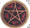  ??  ?? Supernatur­al Devil’s Trap Symbol is available at Hot Topic at Bayshore for $15.90.