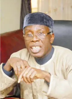  ??  ?? Minister of Agricultur­e and Rural Developmen­t Chief Ogbeh