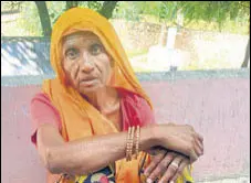  ??  ?? Bhanwari Devi at her village in Rajasthan’s Bhateri.