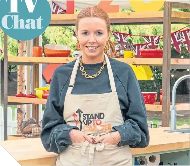  ??  ?? Stacey Dooley on The Great Celebrity Bake Off For Stand Up To Cancer