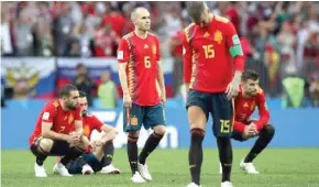  ??  ?? Selección de fútbol de España.