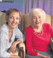  ??  ?? Dame Vera Lynn with her daughter Virginia