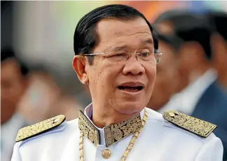  ?? AP ?? As Facebook grows more influentia­l in Cambodia, with many Cambodians using it as their sole source of news, Prime Minister Hun Sen’s government has increasing­ly used it to spread propaganda and silence critics, opponents say.