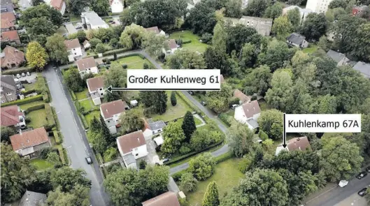  ?? BILD: TORSTEN VON REEKEN ?? Zwei Grundstück­e der Klävemann-Stiftung will die Stadt meistbiete­nd verkaufen.