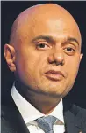  ??  ?? Sajid Javid...softer line?