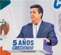  ?? /CORTESÍA GOBIERNO ?? El gobernador anunció la construcci­ón de un complejo de seguridad en Matamoros