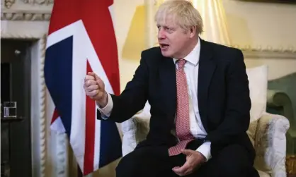  ??  ?? ‘With its Brexit-derived sense of itself as an insurgency against the establishm­ent, the Johnson government would like to take all the pandemic policy decisions itself.’ Photograph: Aaron Chown/AP