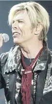  ?? KATHY WILLENS/AP ?? David Bowie was revered as a rock chameleon.