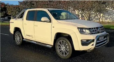  ??  ?? The Volkswagen Amarok V6 – relatively understate­d on the outside, but plenty of punch underneath.