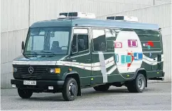  ?? MERCEDES-BENZ ?? The Prometheus research project (1986 to 1994) test vehicle was based on a Mercedes-Benz van.