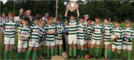  ??  ?? Kanturk AFC under 12 team who defeated Corkbeg FC in the Blackwater Motors Under 12 league in Kanturk.