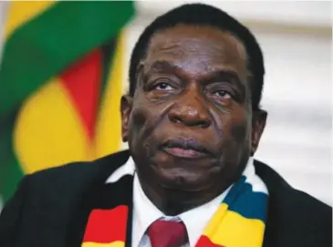  ??  ?? President Emmerson Mnangagwa