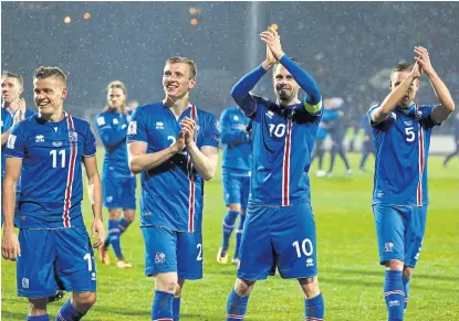  ?? B. Gunnarsson / ap ?? Islandia no cuenta con figuras, pero confían en poder neutraliza­r el poderío argentino