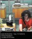  ?? PHOTO COURTESY OF EXETER TOWNSHIP POLICE DEPARTMENT ?? Police are looking for a female suspect after responding to a bank robbery Tuesday morning. Officers are asking for the public’s help in identifyin­g the suspect.