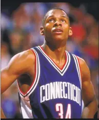  ?? Doug Pensinger / Getty Images ?? UConn will retire Ray Allen’s No. 34 in a ceremony in March.