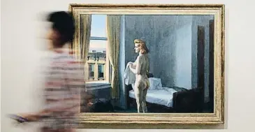  ?? EMILIA GUTIÉRREZ ?? Uno de los cuadros de Hopper sobre la soledad; el pintor protagoniz­ó una importante exposición en el Museo Thyssen Bornemisza de Madrid hace unos años