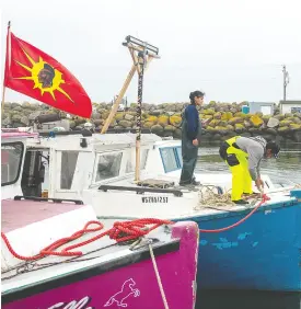  ?? Andrew VAUGHAN / The CANADIAN PRESS ?? Tensions remain high over an Indigenous-led lobster fishery that has been the source of conflict with non-indigenous fishermen.