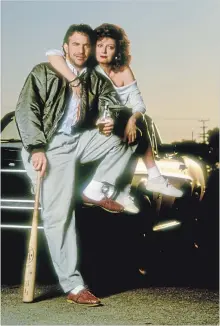  ?? HANDOUT PHOTO ?? Susan Sarandon and Kevin Costner are pictured in the film Bull Durham.