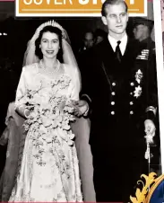  ??  ?? Elizabeth and Philip married on Nov. 20, 1947; she reportedly fell in love with him when she was just 13!