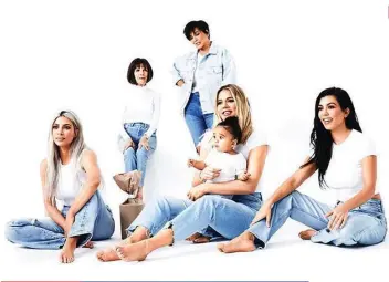  ??  ?? THE KARDASHIAN­S. Every year, the Kardashian Christmas card is always a major production. This year, Kim Kardashian (left) shared snapshots from the photo shoot every day since the start of December. This is Day 19. The big reveal will be on Christmas...