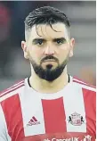  ??  ?? Alim Ozturk in action for Sunderland.