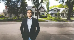  ?? GREG SOUTHAM ?? Sandeep Agrawal of the U of A's School of Urban and Regional Planning has written an equity review of zoning bylaws with a recommenda­tion to stop specifical­ly constraini­ng infill in older neighbourh­oods.