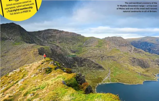  ?? Cover photograph: Lonscale Fell, Lake District, by Tom Bailey. ?? The extraordin­ary scenery of the Yr Wyddfa (Snowdon) range – a true icon of Wales and one of the most well-known natural landmarks in all of Britain.