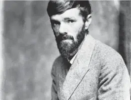  ??  ?? In “Second Place,” author Rachel
Cusk makes the
real-life writer D.H. Lawrence,
shown circa 1900,
a painter.