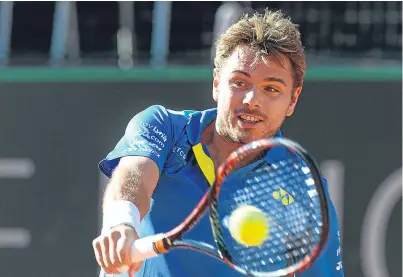  ?? Picture: AP. ?? Stan Wawrinka is missing warm-up tournament­s in the hope of being fit to defend his US Open crown.