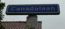  ??  ?? A street in Bergen op Zoom was renamed Canadalaan after Canadian soldiers liberated the city.