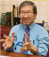  ?? PIC BY ZULFADHLI ZULKIFLI ?? Former Public Accounts Committee vice-chairman Dr Tan Seng Giaw says the government must get to the bottom of such issues as nobody should misuse public funds.