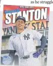  ?? ?? Giancarlo Stanton poster / P. 32-33