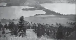  ?? LAKE COUNTRY MUSEUM/Special to Okanagan Newspaper Group ?? The Oyama peninsula, circa 1907. R.J. Brown and family settled at Oyama in 1909.