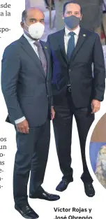  ?? ?? Víctor Rojas y José Obregón.