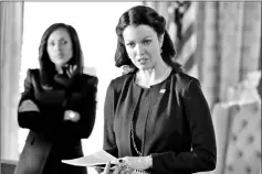  ??  ?? Olivia (Kerry Washington, left) and Mean Girl Mellie (Bellamy Young) in a scene from ABC’s ‘Scandal’. — Courtesy of ABC