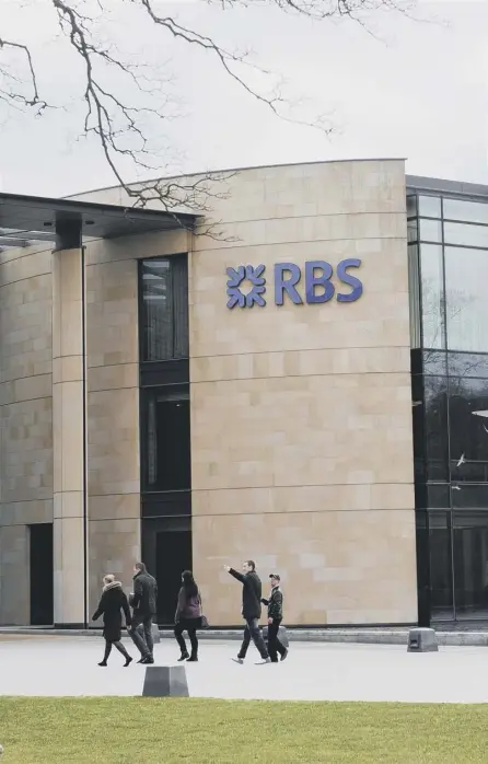  ??  ?? 2 Royal Bank of Scotland’s Gogarburn headquarte­rs does not feature in anyofits promotiona­l material which in the current climate is not probably not surprising
