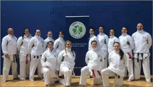  ??  ?? Caradh is on the Irish Karate women’s team.