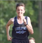  ?? H John Voorhees III / Hearst Connecticu­t Media ?? Fairfield Ludlowe’s Nathan Cramer finished sixth in a meet against Greenwich, Norwalk and Danbury in 2019.