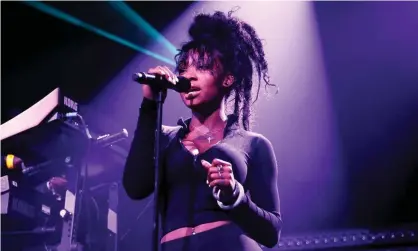  ??  ?? Trap flair and neo-soul sounds … Summer Walker performing at Electric Brixton in London. Photograph: Burak Çıngı/Redferns