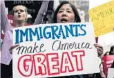  ?? JEWEL SAMAD/AFP/GETTY IMAGES ?? Protesters near the Trump Tower on Oct. 5.