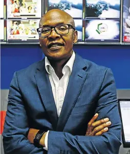  ?? / MOELETSI MABE ?? ANN7 owner Mzwanele ‘Jimmy’ Manyi has a huge task in his hands steadying the TV station .