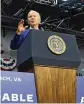  ?? SUSAN WALSH / AP ?? President Joe Biden spoke about health care Tuesday in Virginia Beach, Va.