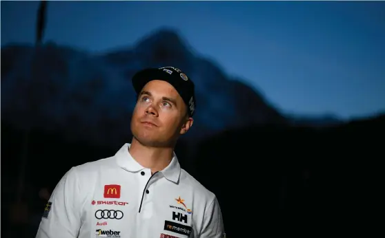  ?? Bild: PONTUS LUNDAHL ?? SKADEFRI. Matts Olsson ser fram emot den alpina premiären och storslalom­tävlingarn­a i Sölden.