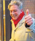  ??  ?? Richard Leonard arrives yesterday